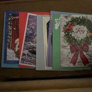 6 beautiful Christmas Cards.